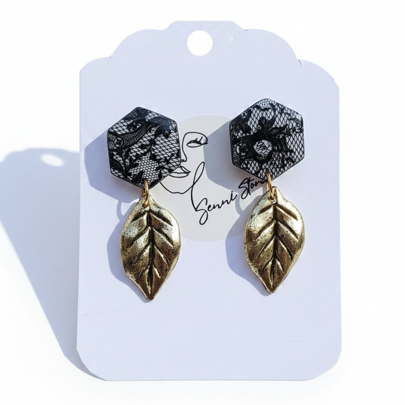 Lace & Gold Leaf